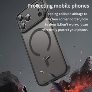 Techsuit iPhone 17 Pro Max MagSafe HaloFrost II Θήκη Σκληρή Φιμέ - Black