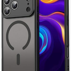 Techsuit iPhone 17 Pro Max MagSafe HaloFrost II Θήκη Σκληρή Φιμέ - Black