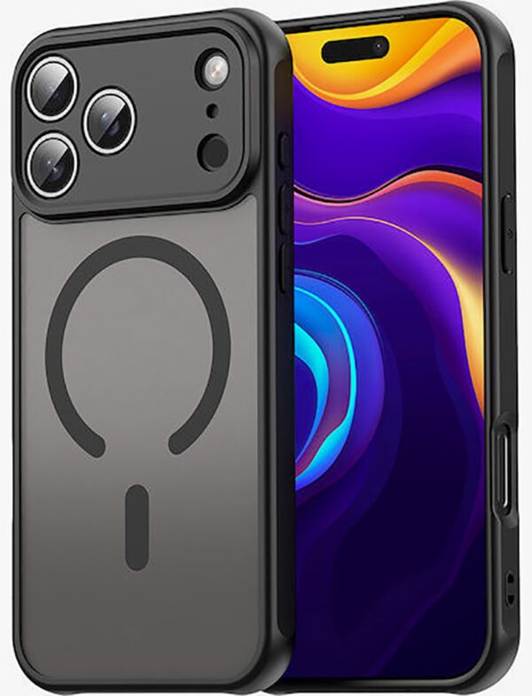 Techsuit iPhone 17 Pro Max MagSafe HaloFrost II Θήκη Σκληρή Φιμέ - Black