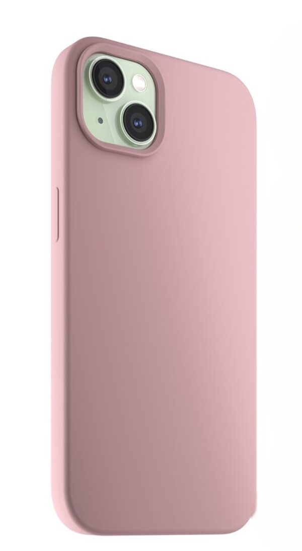 Forcell iPhone 15 Plus Soft Touch Θήκη Σιλικόνης - Coffee