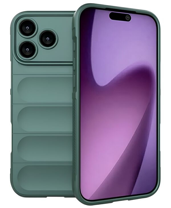 Techsuit iPhone 17 Pro Max Magic Shield Θήκη Σιλικόνης - Green