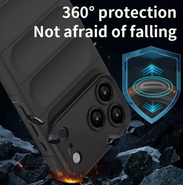 Techsuit iPhone 17 Pro Max Magic Shield Θήκη Σιλικόνης - Bordeaux