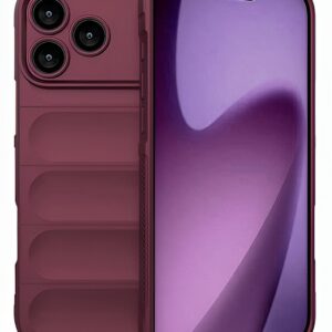 Techsuit iPhone 17 Pro Max Magic Shield Θήκη Σιλικόνης - Bordeaux