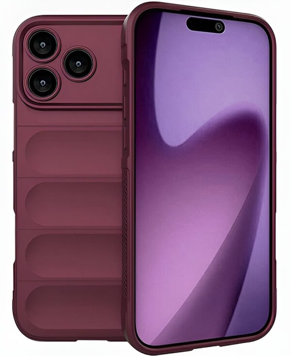 Techsuit iPhone 17 Pro Max Magic Shield Θήκη Σιλικόνης - Bordeaux
