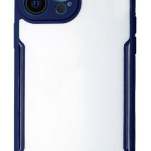 Forcell iPhone 13 Pro Θήκη Σκληρή Με Πλαίσιο Σιλικόνης Διάφανη - Blue