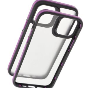 Forcell iPhone 13 Θήκη με Πλαίσιο Σιλικόνης Φιμέ - Purple