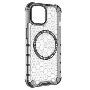 Techsuit iPhone 15 HoneyComb Shield Θήκη Σκληρή με Magsafe - White