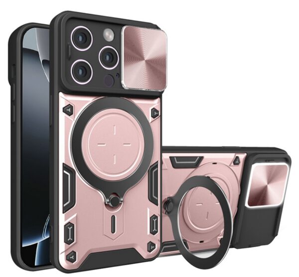 Techsuit iPhone 16 Pro Camguard Pro Θήκη Σκληρή - Rose Gold