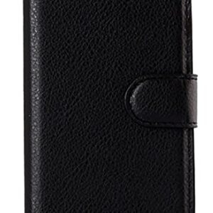 Tel1 iPhone 6 Plus / 6s Plus Litchi Texture Θήκη Βιβλίο - Black