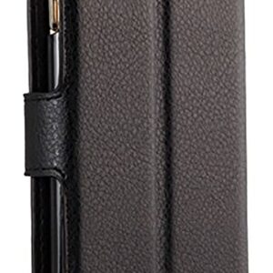 Tel1 iPhone 6 Plus / 6s Plus Litchi Texture Θήκη Βιβλίο - Black