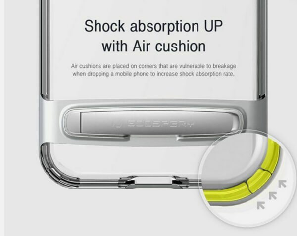 Goospery iPhone 6 Plus / 6s Plus Dream Bumper Stand ShockProof Θήκη Σιλικόνης - Black