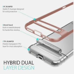 Goospery iPhone 6 Plus / 6s Plus Dream Bumper Stand ShockProof Θήκη Σιλικόνης - Black