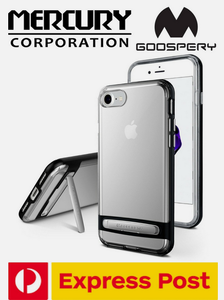 Goospery iPhone 6 Plus / 6s Plus Dream Bumper Stand ShockProof Θήκη Σιλικόνης - Black