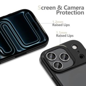 Tech Protect iPhone 17 Pro Magsafe Matt Θήκη Με Πλαίσιο Σιλικόνης Φιμέ - Black