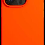 Forcell iPhone 15 Soft Touch Θήκη Σιλικόνης - Neon Orange