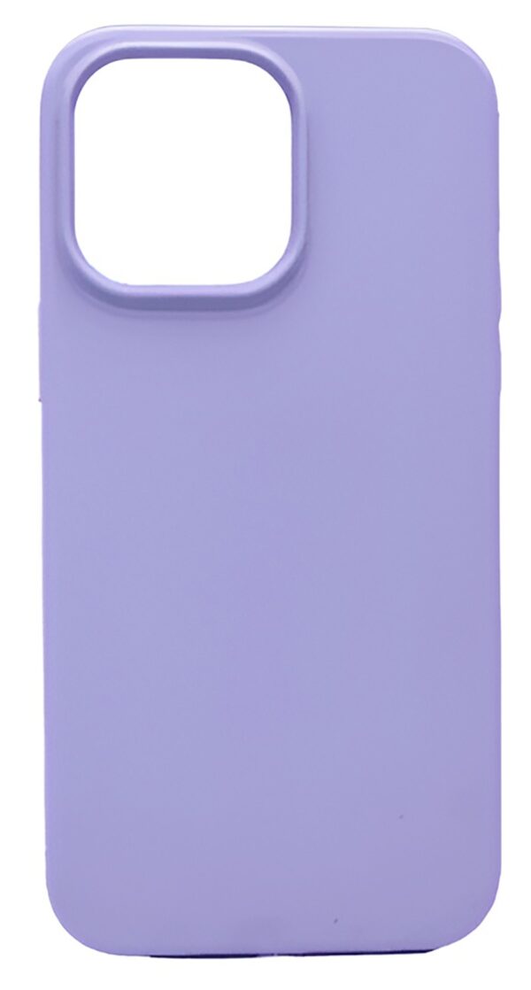 Forcell iPhone 15 Soft Touch Θήκη Σιλικόνης - Purple