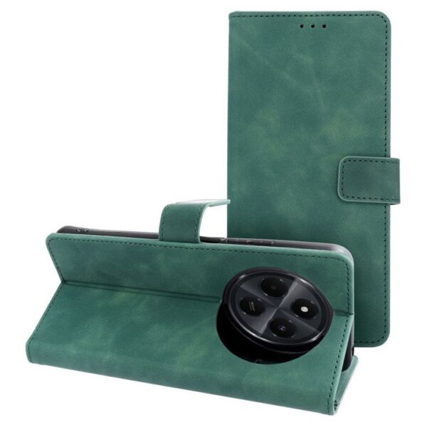 Tel1 Xiaomi Redmi 14C / Poco C75 Tender Θήκη Βιβλίο - Green
