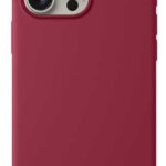 Forcell iPhone 12 Pro Max Soft Touch Θήκη Σιλικόνης - Bordeaux