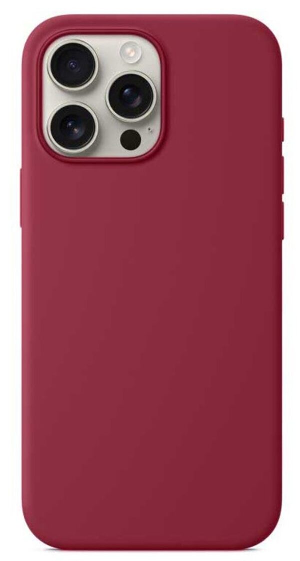 Forcell iPhone 12 Pro Max Soft Touch Θήκη Σιλικόνης - Bordeaux