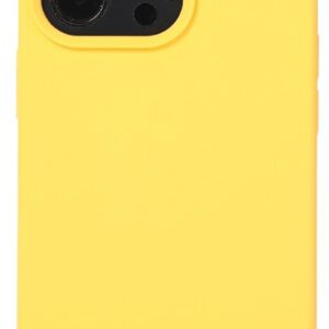 Forcell iPhone 12 Pro Max Soft Touch Θήκη Σιλικόνης - Yellow