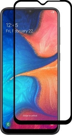 Samsung Galaxy A20e Προστατευτικό Τζαμάκι Μαύρο 9H Full Glue 10D Tempered Glass Black