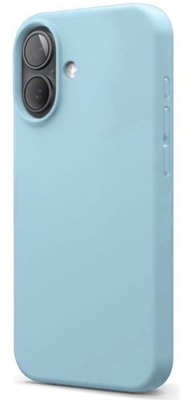 Forcell iPhone 16 Plus Soft Touch Θήκη Σιλικόνης - Light Blue