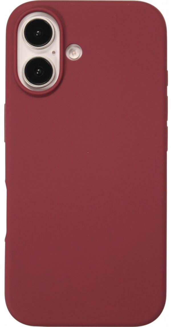 Forcell iPhone 16 Plus Soft Touch Θήκη Σιλικόνης - Bordeaux