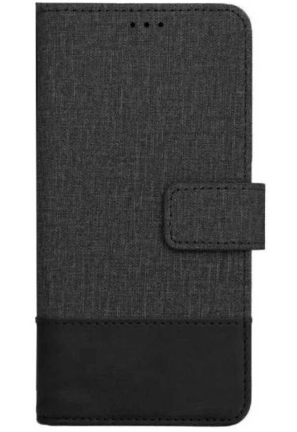 Tel1 Xiaomi Redmi 14C / Poco C75 Gomma Θήκη Βιβλίο - Black