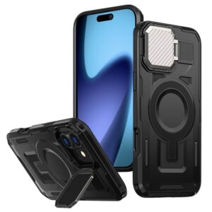 Techsuit iPhone 17 Camvault Magsafe Θήκη Σκληρή - Black