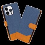 Tel1 Xiaomi Redmi Note 14 5G Gomma Θήκη Βιβλίο - Blue Brown