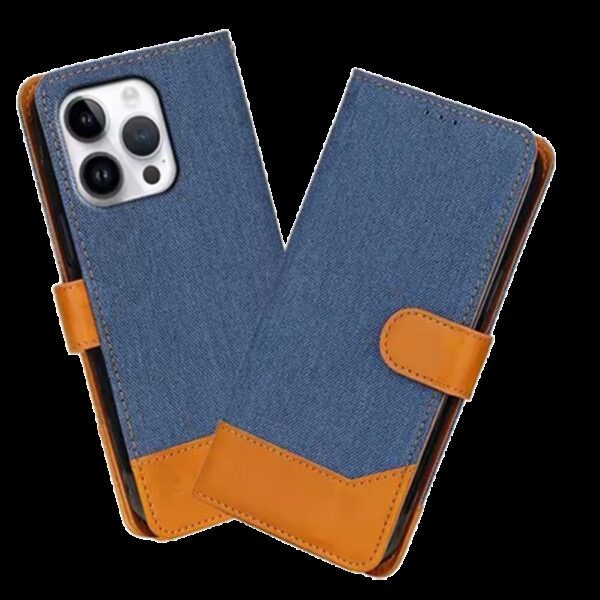 Tel1 Xiaomi Redmi Note 14 5G Gomma Θήκη Βιβλίο - Blue Brown Tel1 Xiaomi Redmi Note 14 5G Gomma Θήκη Βιβλίο - Blue Brown