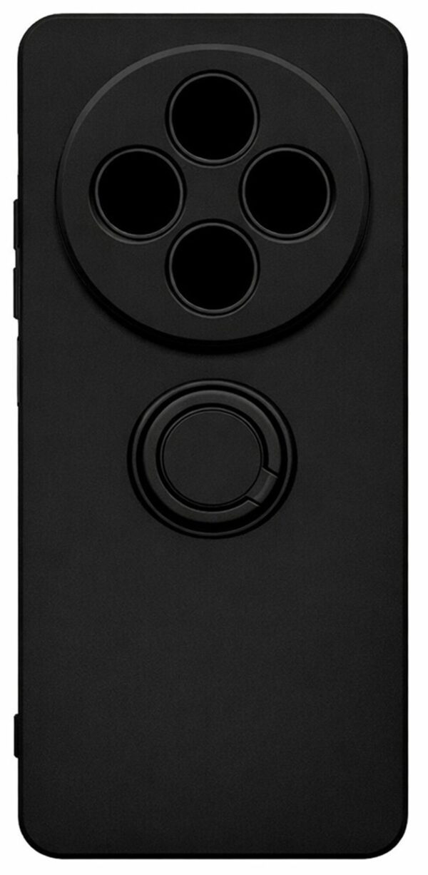 Forcell Xiaomi Redmi 14C 4G / Poco C75 Finger Grip Θήκη Σιλικόνης - Black