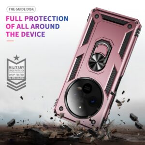 Forcell Xiaomi Redmi 14C 4G Shockproof Armor with Holder Θήκη Σκληρή - Rose Gold