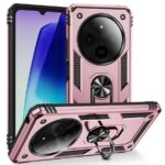 Forcell Xiaomi Redmi 14C 4G Shockproof Armor with Holder Θήκη Σκληρή - Rose Gold