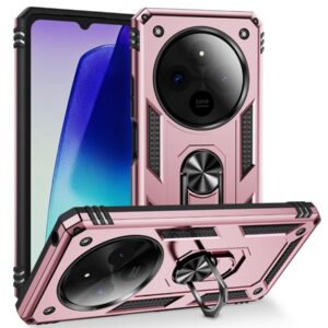 Forcell Xiaomi Redmi 14C 4G Shockproof Armor with Holder Θήκη Σκληρή - Rose Gold