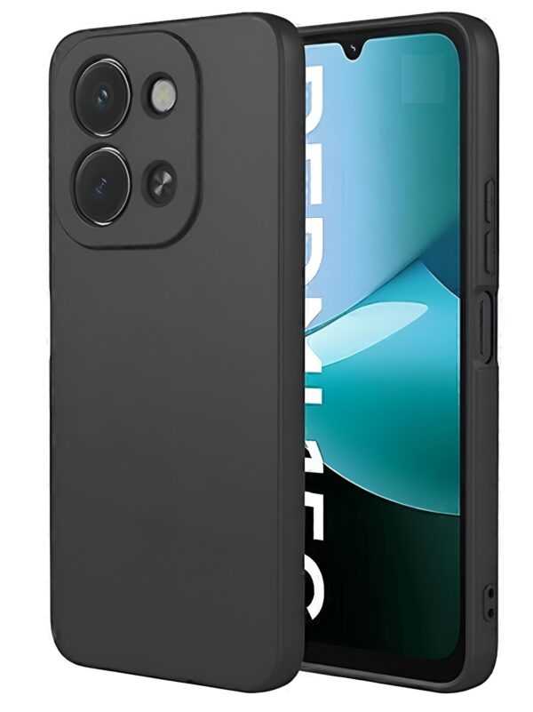 Forcell Xiaomi Redmi 15C 4G / Poco C85 Matte Θήκη Σιλικόνης - Black