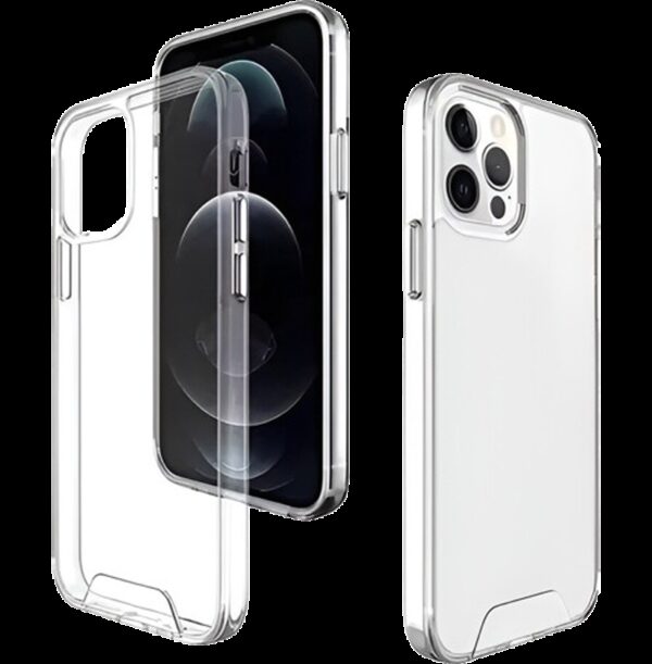 Forcell iPhone 13 Pro Crystal Big Hole Θήκη Σκληρή TPU - Διάφανη