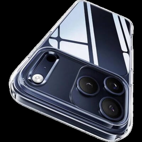 Forcell iPhone 17 Pro Max Θήκη Σιλικόνης TPU 1mm - Διάφανη