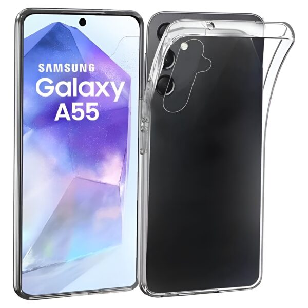 Forcell Samsung Galaxy A55 5G Θήκη Σιλικόνης TPU 1mm - Διάφανη