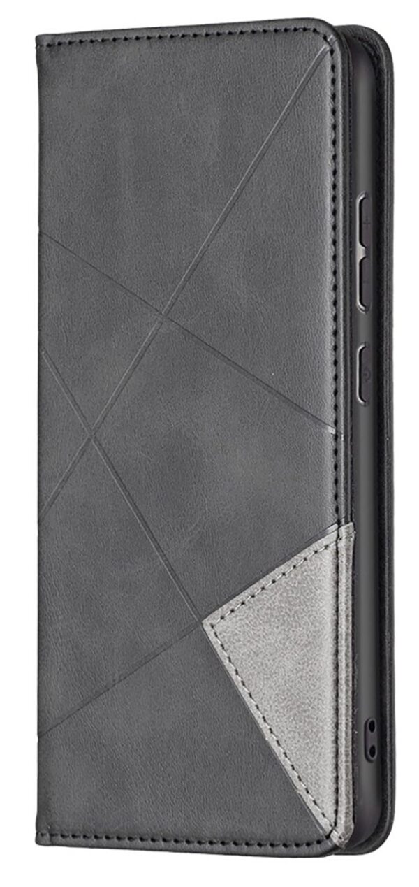 Binfen Color Xiaomi Redmi 15C 4G / 5G / Poco C85 Prismatic Invisible Magnetic Θήκη Βιβλίο - Black