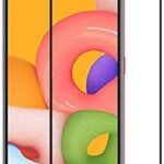 Samsung Galaxy A12 / M12 Προστασία Οθόνης με Μαύρο Περίγραμμα 5D Full Glue Tempered Glass