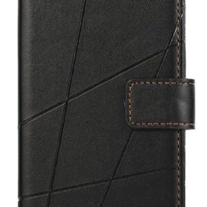 Τel1 Xiaomi Redmi A5 4G / Poco C71 Embossed Line Θήκη Βιβλίο - BlackEmbossed Line Θήκη Βιβλίο - Black