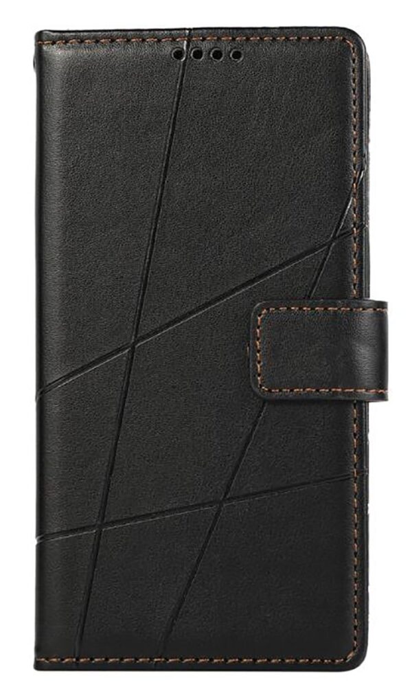 Τel1 Xiaomi Redmi A5 4G / Poco C71 Embossed Line Θήκη Βιβλίο - BlackEmbossed Line Θήκη Βιβλίο - Black