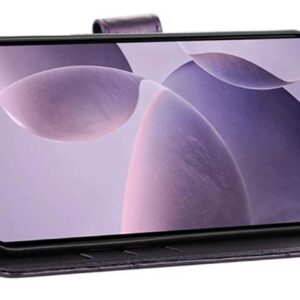 Τel1 Xiaomi Redmi A5 4G / Poco C71 Embossed Line Θήκη Βιβλίο - Purple