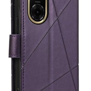 Τel1 Xiaomi Redmi A5 4G / Poco C71 Embossed Line Θήκη Βιβλίο - Purple