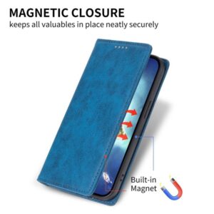 Τel1 Xiaomi Redmi A5 4G / Poco C71 Business Solid Color Magnetic RFID Θήκη Βιβλίο - Blue