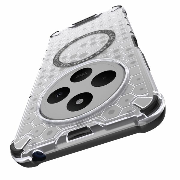 Techsuit Xiaomi Redmi 14C 4G / Poco C75 MagSafe Honeycomb Shield Σκληρή Θήκη - White