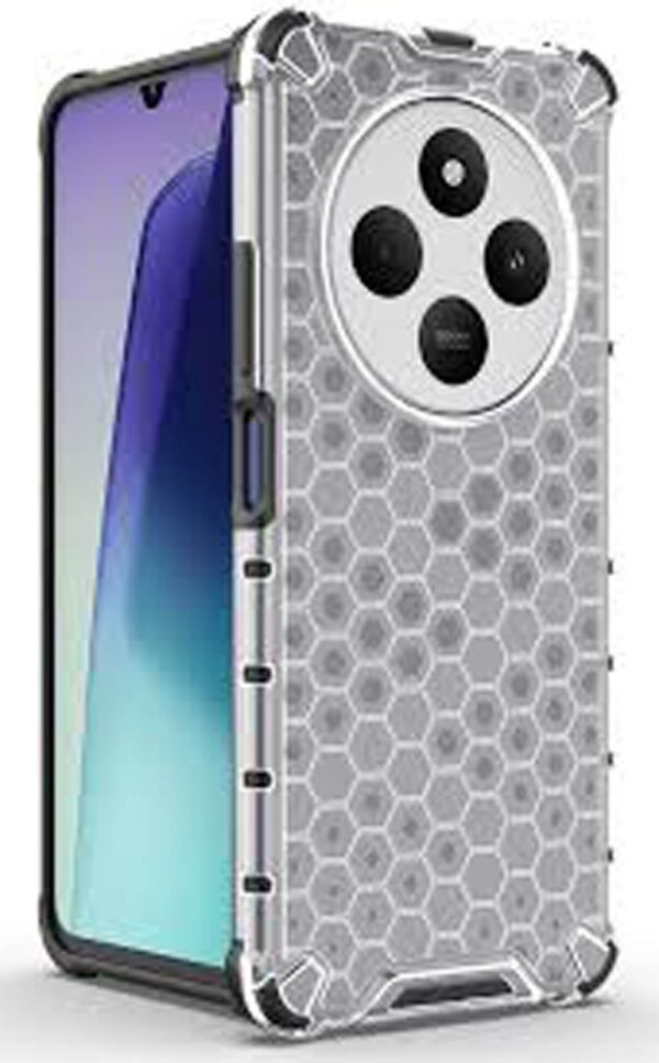 Techsuit Xiaomi Redmi 14C 4G / Poco C75 MagSafe Honeycomb Shield Σκληρή Θήκη - White