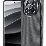 Forcell Xiaomi Redmi 15C 4G / 5G / Poco C85 Carbon Fiber Θήκη Σιλικόνης - Black