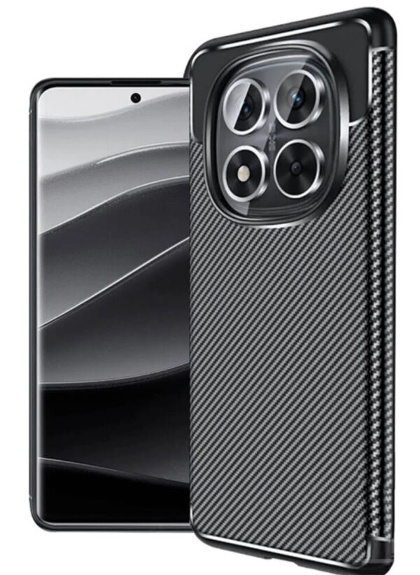 Forcell Xiaomi Redmi 15C 4G / 5G / Poco C85 Carbon Fiber Θήκη Σιλικόνης - Black